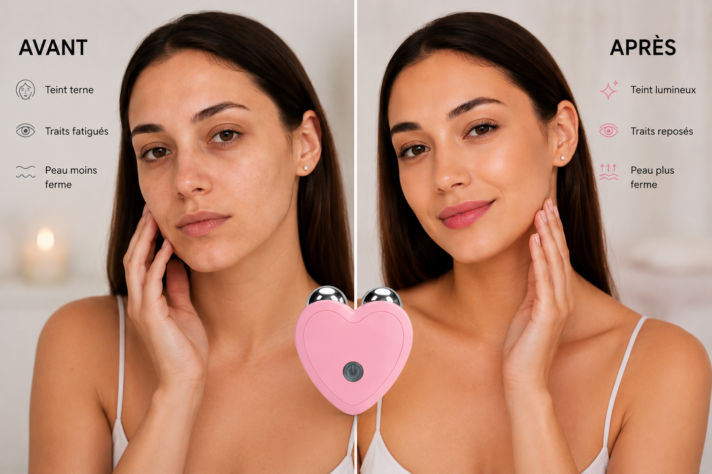 Pur Lift — Appareil de Lifting Visage par Microcourant & Massage Sculptant